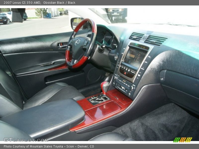 Obsidian Black / Black 2007 Lexus GS 350 AWD