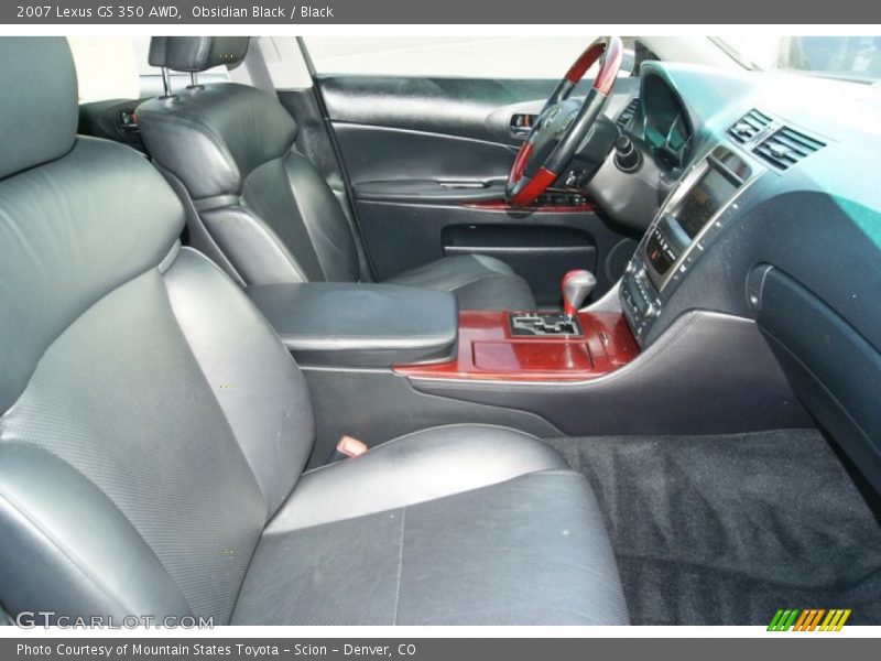 Obsidian Black / Black 2007 Lexus GS 350 AWD