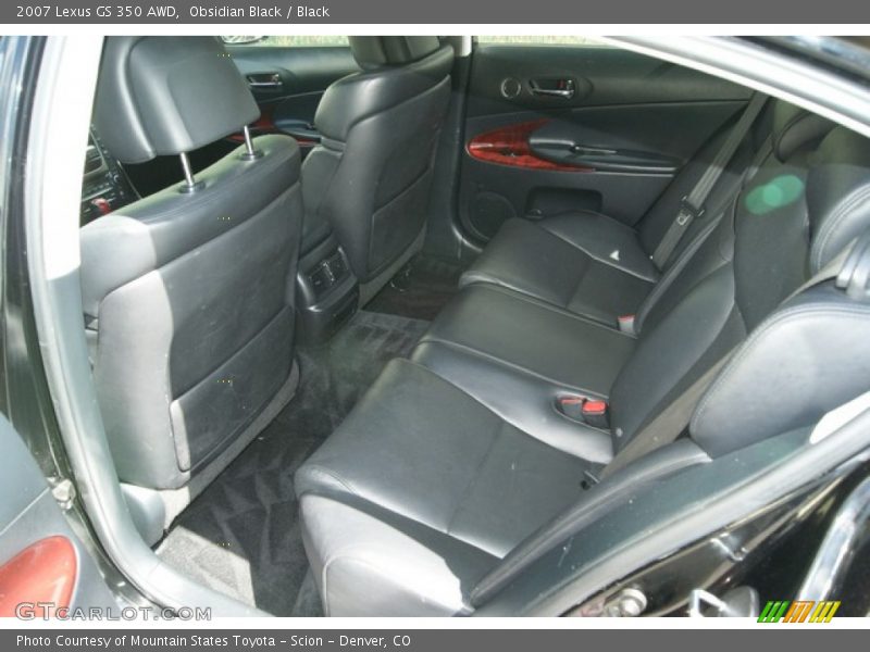 Obsidian Black / Black 2007 Lexus GS 350 AWD