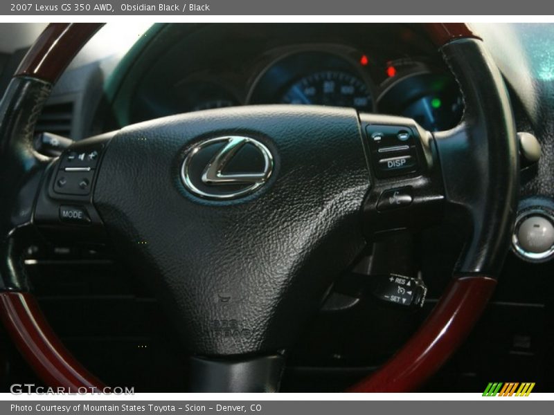 Obsidian Black / Black 2007 Lexus GS 350 AWD