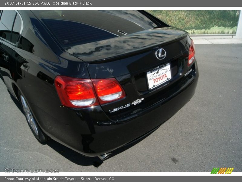 Obsidian Black / Black 2007 Lexus GS 350 AWD