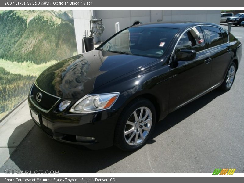 Obsidian Black / Black 2007 Lexus GS 350 AWD