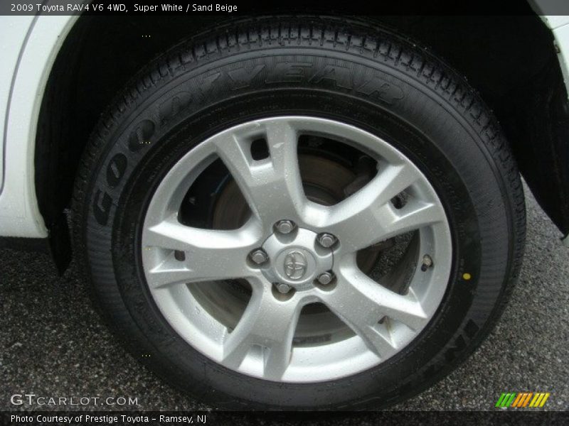 Super White / Sand Beige 2009 Toyota RAV4 V6 4WD