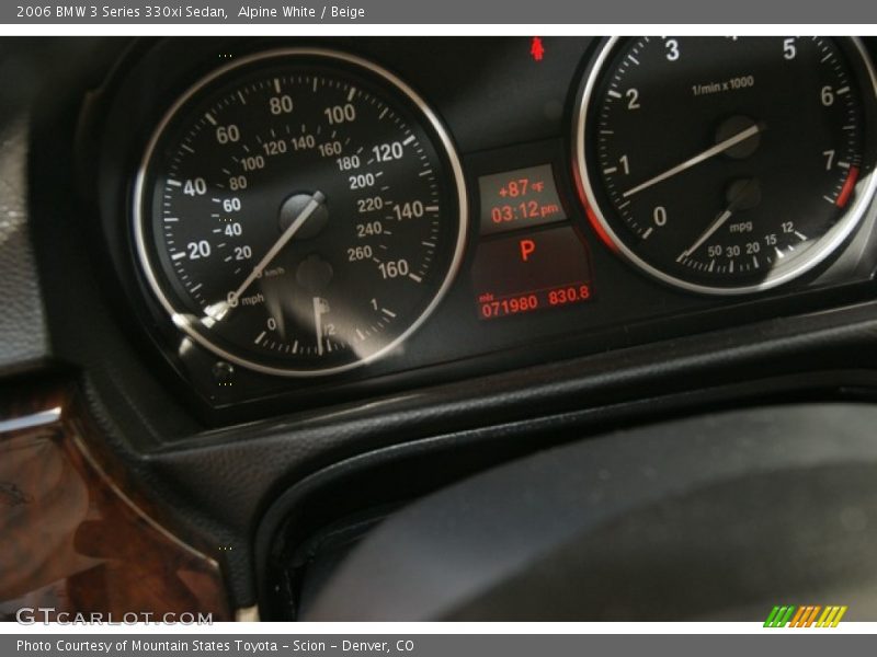 Alpine White / Beige 2006 BMW 3 Series 330xi Sedan