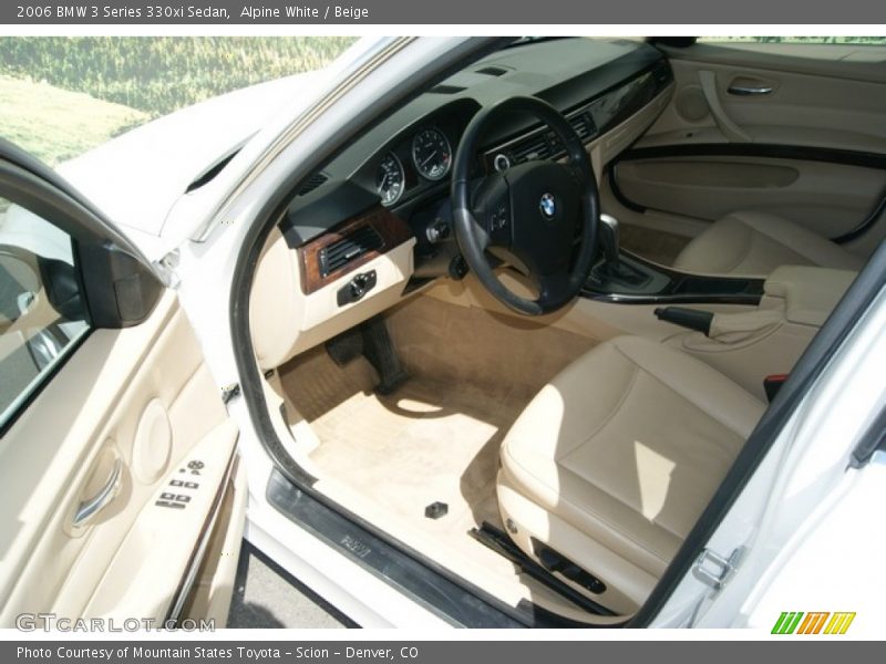 Alpine White / Beige 2006 BMW 3 Series 330xi Sedan