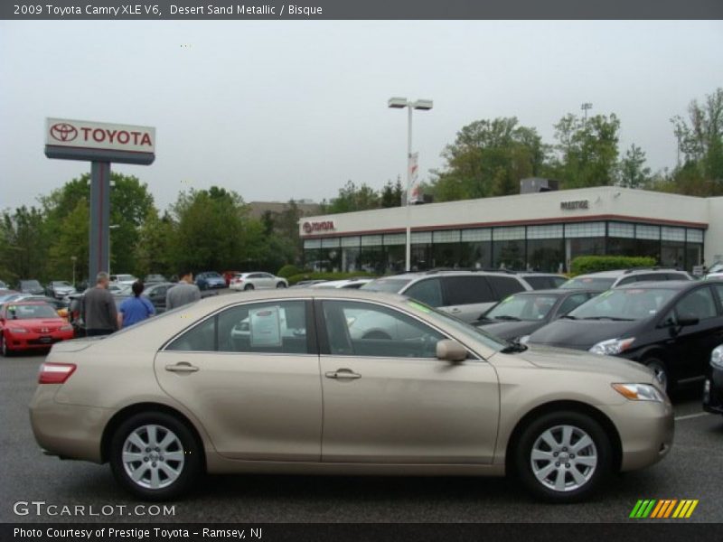 Desert Sand Metallic / Bisque 2009 Toyota Camry XLE V6