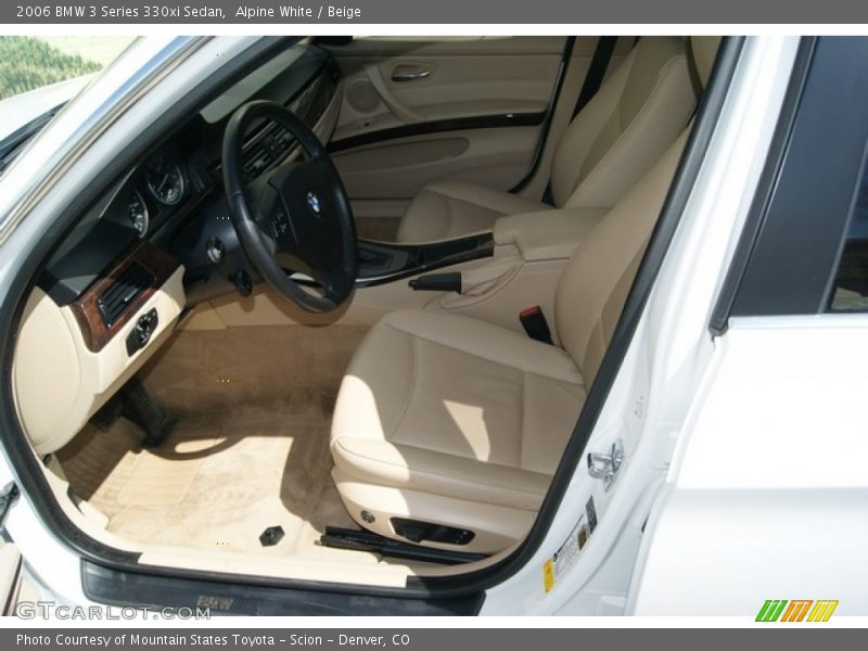 Alpine White / Beige 2006 BMW 3 Series 330xi Sedan