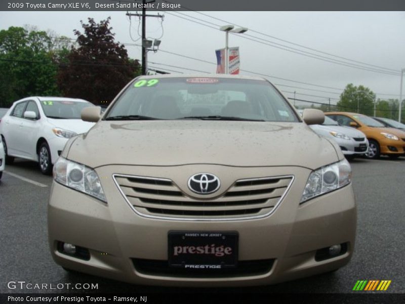 Desert Sand Metallic / Bisque 2009 Toyota Camry XLE V6
