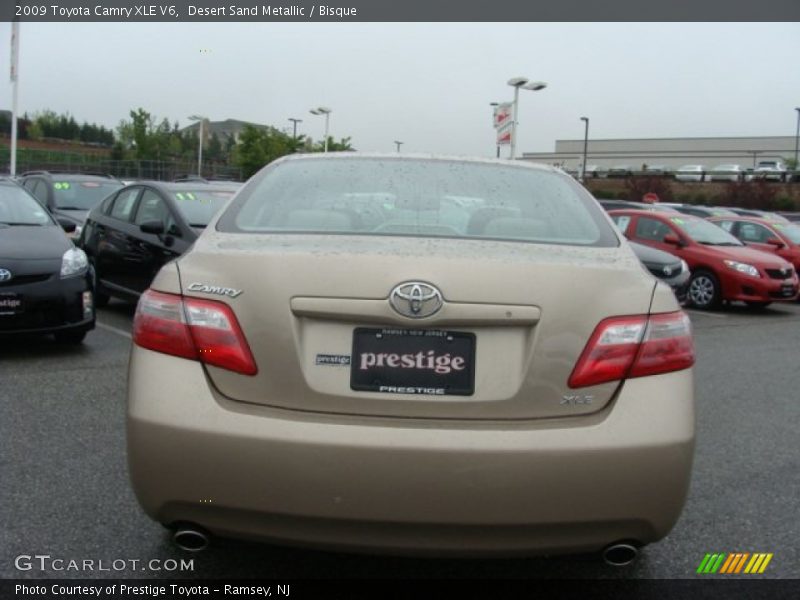 Desert Sand Metallic / Bisque 2009 Toyota Camry XLE V6