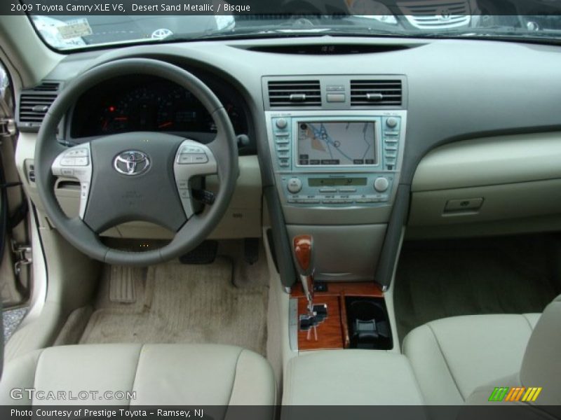 Desert Sand Metallic / Bisque 2009 Toyota Camry XLE V6