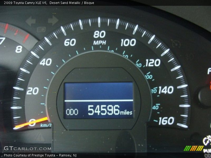 Desert Sand Metallic / Bisque 2009 Toyota Camry XLE V6