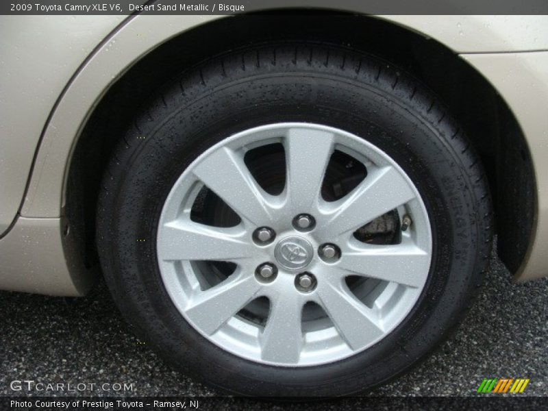 Desert Sand Metallic / Bisque 2009 Toyota Camry XLE V6