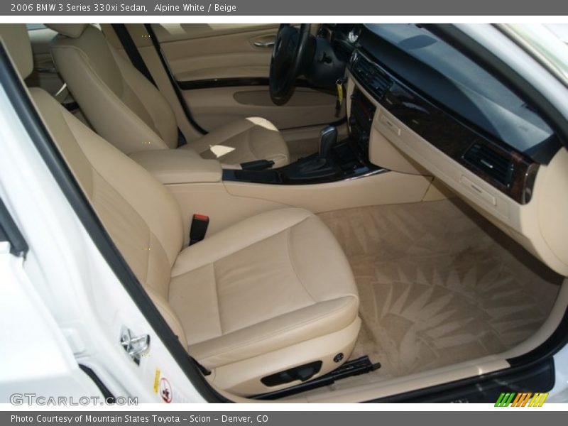 Alpine White / Beige 2006 BMW 3 Series 330xi Sedan