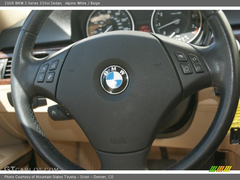 Alpine White / Beige 2006 BMW 3 Series 330xi Sedan