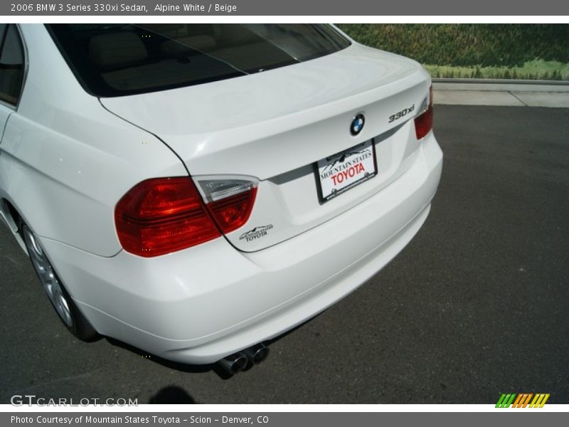 Alpine White / Beige 2006 BMW 3 Series 330xi Sedan