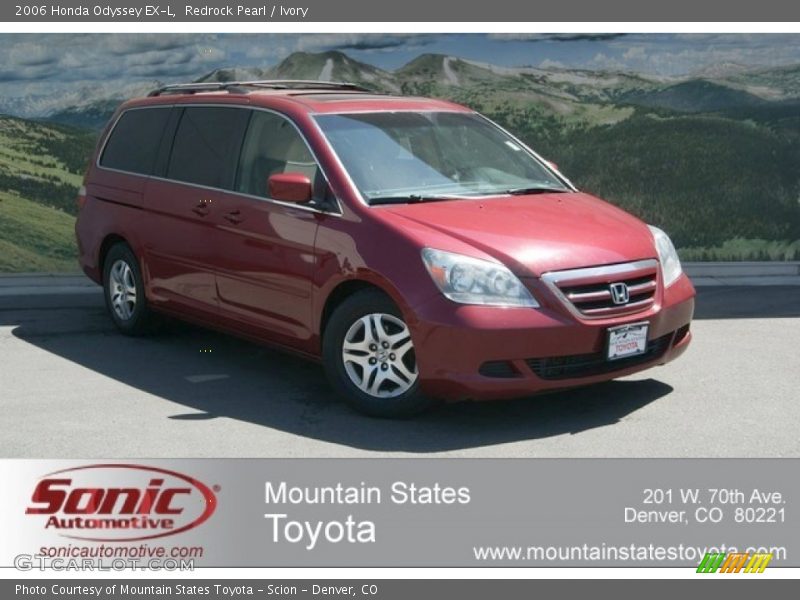Redrock Pearl / Ivory 2006 Honda Odyssey EX-L