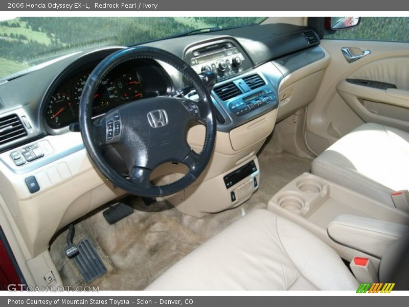 Redrock Pearl / Ivory 2006 Honda Odyssey EX-L