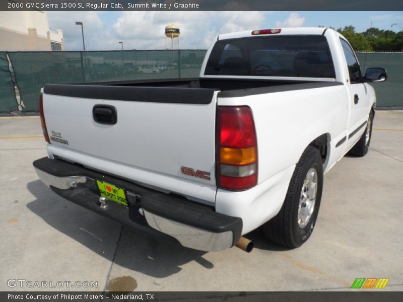 Summit White / Graphite 2000 GMC Sierra 1500 SL Regular Cab