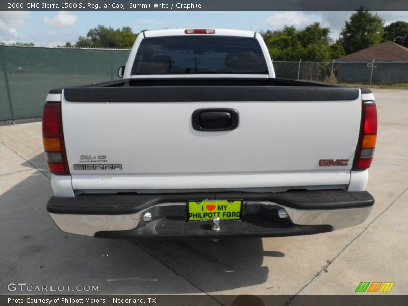 Summit White / Graphite 2000 GMC Sierra 1500 SL Regular Cab