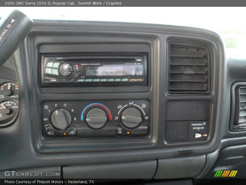 Summit White / Graphite 2000 GMC Sierra 1500 SL Regular Cab