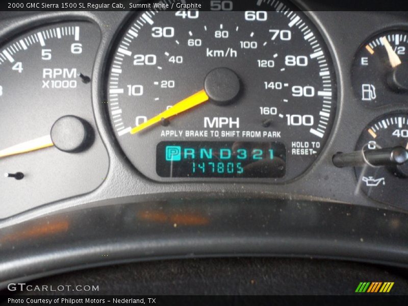 Summit White / Graphite 2000 GMC Sierra 1500 SL Regular Cab