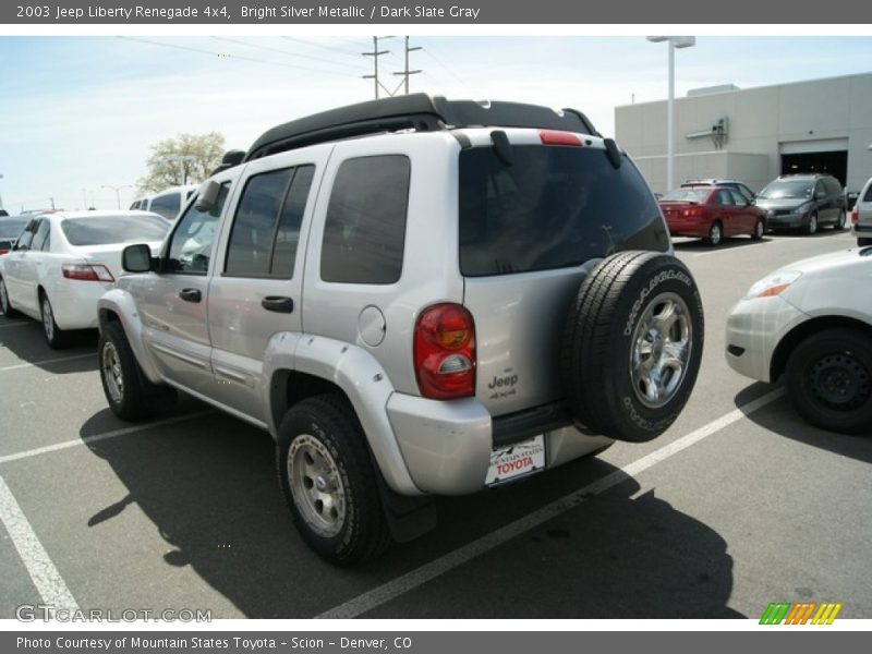 Bright Silver Metallic / Dark Slate Gray 2003 Jeep Liberty Renegade 4x4