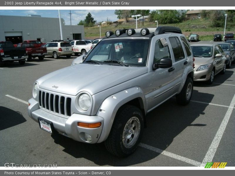 Bright Silver Metallic / Dark Slate Gray 2003 Jeep Liberty Renegade 4x4