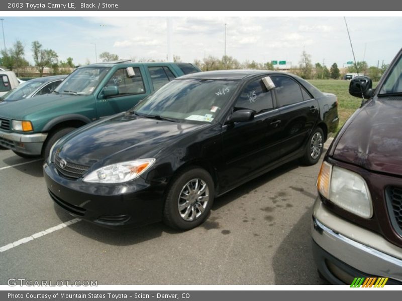Black / Stone 2003 Toyota Camry LE