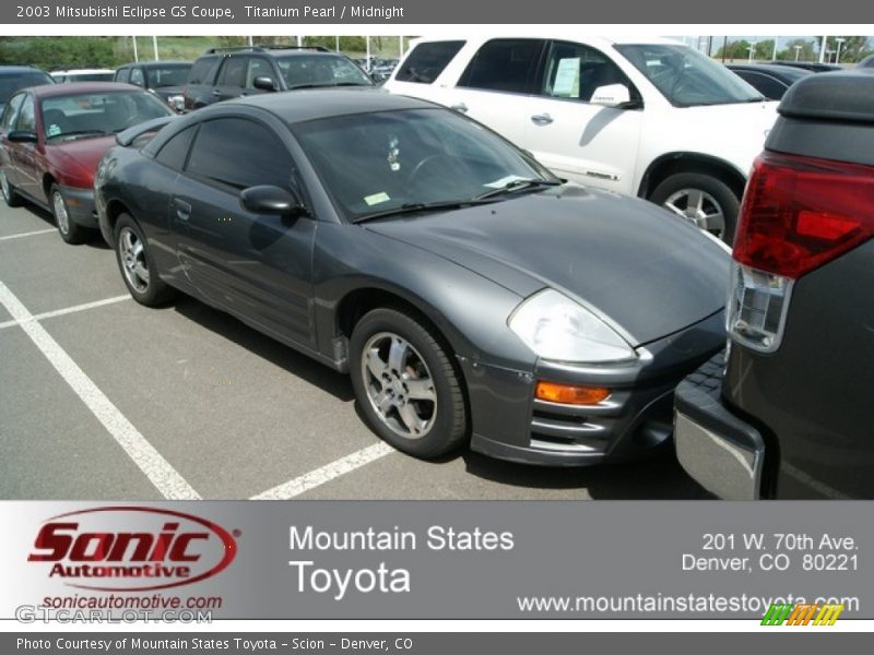 Titanium Pearl / Midnight 2003 Mitsubishi Eclipse GS Coupe