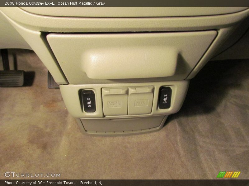 Ocean Mist Metallic / Gray 2008 Honda Odyssey EX-L
