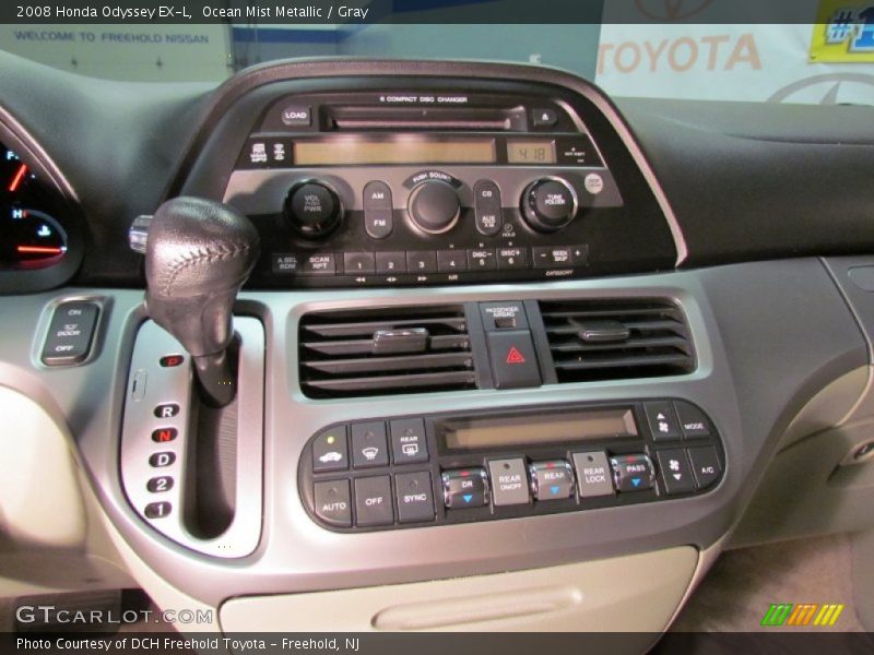Ocean Mist Metallic / Gray 2008 Honda Odyssey EX-L