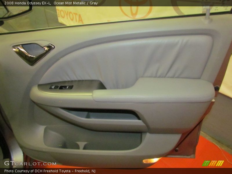 Ocean Mist Metallic / Gray 2008 Honda Odyssey EX-L
