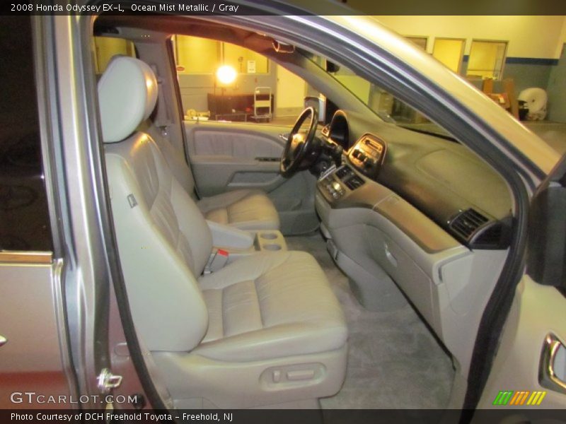 Ocean Mist Metallic / Gray 2008 Honda Odyssey EX-L