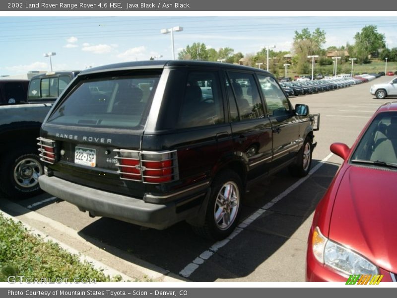 Java Black / Ash Black 2002 Land Rover Range Rover 4.6 HSE