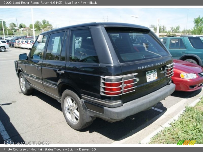 Java Black / Ash Black 2002 Land Rover Range Rover 4.6 HSE