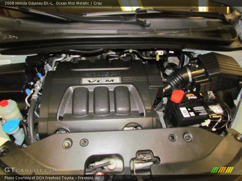 Ocean Mist Metallic / Gray 2008 Honda Odyssey EX-L