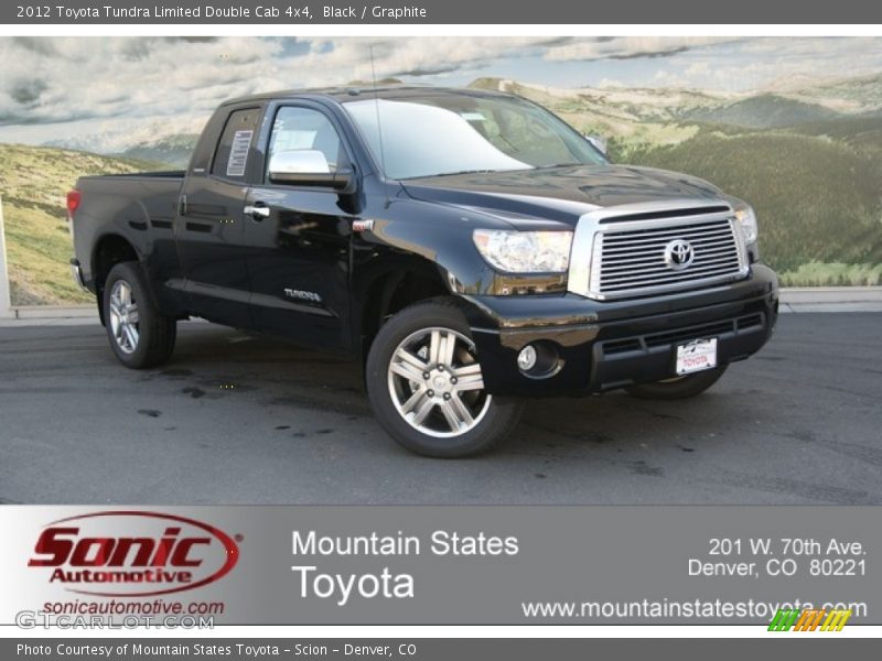 Black / Graphite 2012 Toyota Tundra Limited Double Cab 4x4