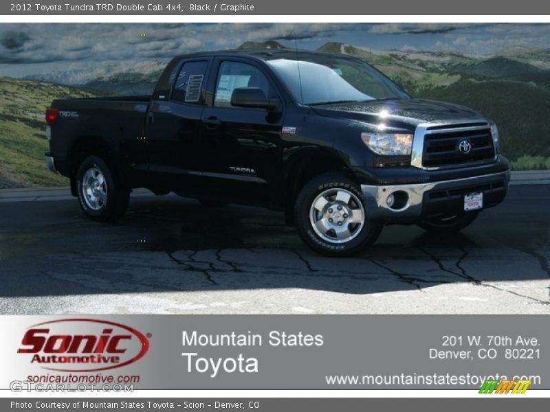 Black / Graphite 2012 Toyota Tundra TRD Double Cab 4x4