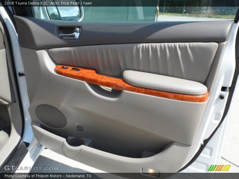 Arctic Frost Pearl / Fawn 2008 Toyota Sienna XLE