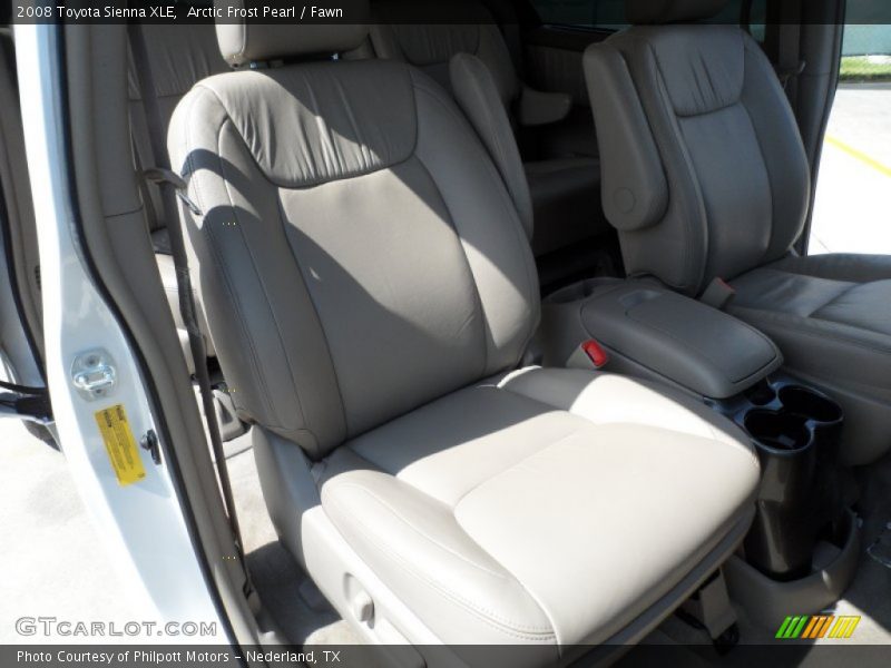 Arctic Frost Pearl / Fawn 2008 Toyota Sienna XLE