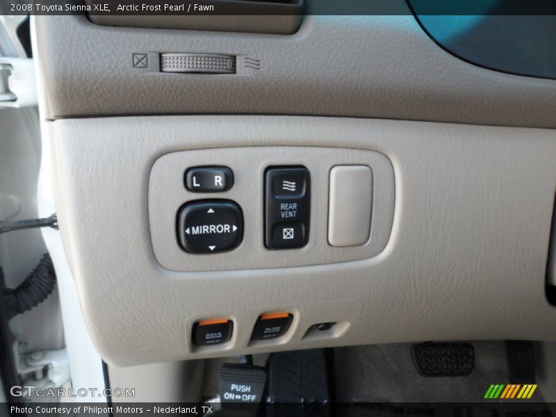 Arctic Frost Pearl / Fawn 2008 Toyota Sienna XLE