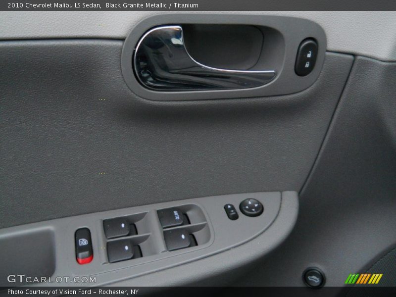 Black Granite Metallic / Titanium 2010 Chevrolet Malibu LS Sedan