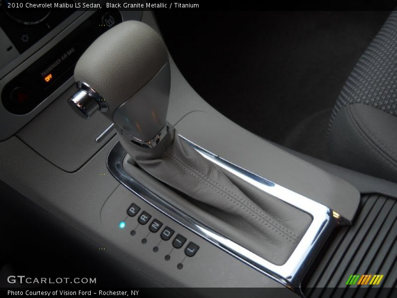 Black Granite Metallic / Titanium 2010 Chevrolet Malibu LS Sedan