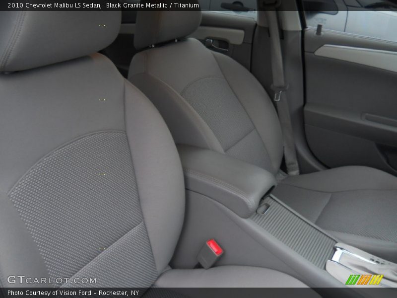 Black Granite Metallic / Titanium 2010 Chevrolet Malibu LS Sedan