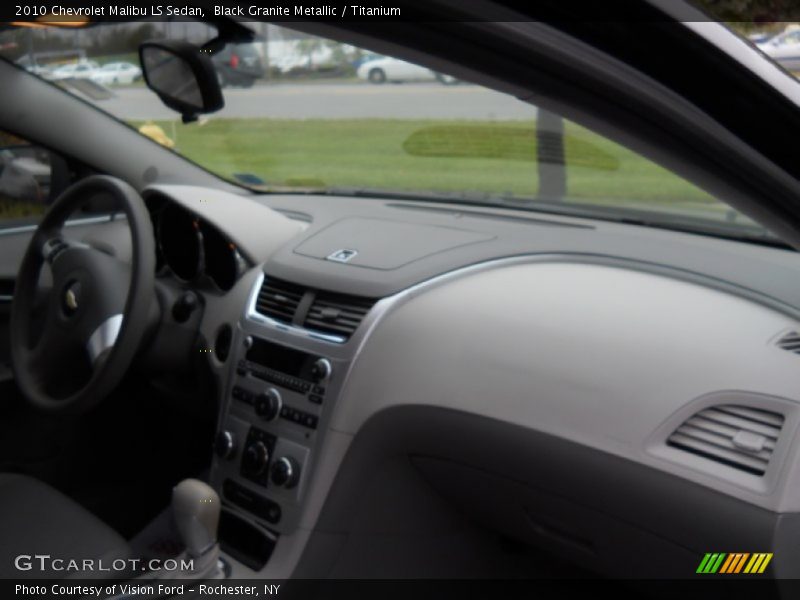 Black Granite Metallic / Titanium 2010 Chevrolet Malibu LS Sedan