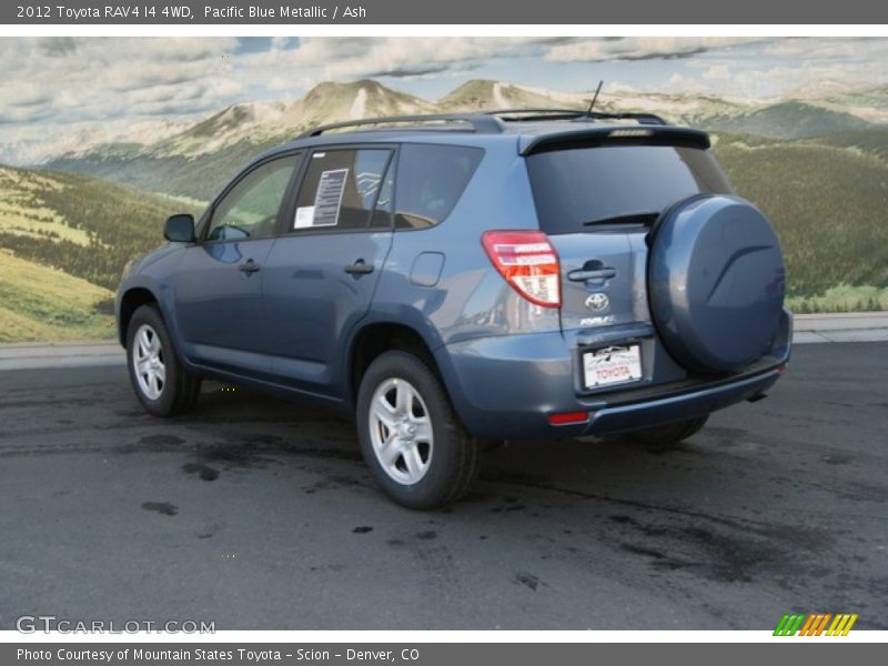 Pacific Blue Metallic / Ash 2012 Toyota RAV4 I4 4WD