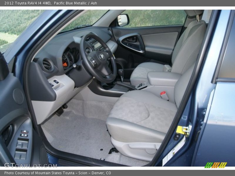 Pacific Blue Metallic / Ash 2012 Toyota RAV4 I4 4WD