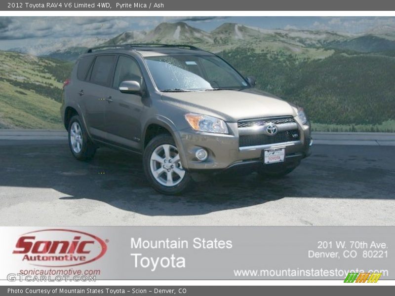 Pyrite Mica / Ash 2012 Toyota RAV4 V6 Limited 4WD