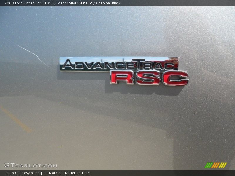 Vapor Silver Metallic / Charcoal Black 2008 Ford Expedition EL XLT