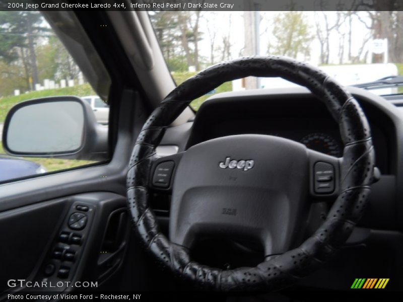 Inferno Red Pearl / Dark Slate Gray 2004 Jeep Grand Cherokee Laredo 4x4